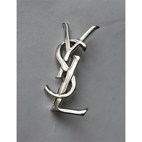 ysl logo pin|ysl brooch cheap.